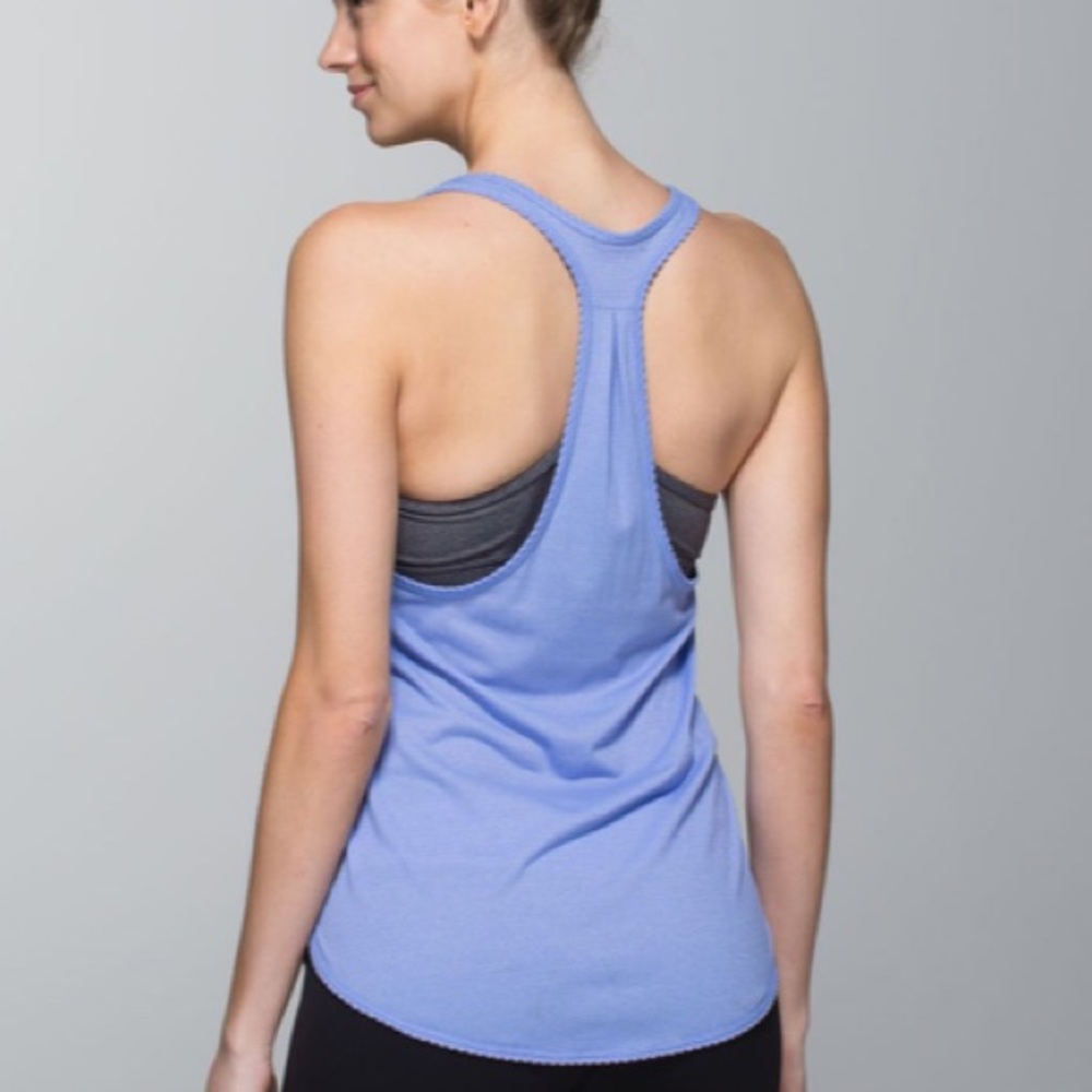 Lululemon 105 F Singlet *Silver Heathered Lullaby